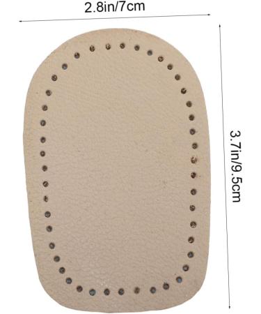 FOMIYES 8 Pairs Heel Pads - Shock-Absorbing Half Pad Lifts for High Heels | Protective Foot Mats | Comfort for Shoes | Beige 9.5x7x0.8cm - International Shipping - Buy Online on GoSupps.com