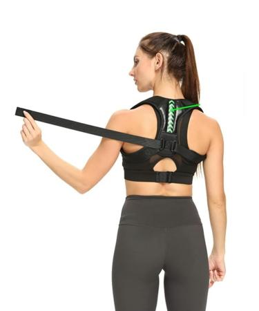 Back Posture Corrector Anti-camel correction belt sitting posture correction belt back orthopedic Adjustable correction belt new Black Purple XL 80-120kg - Buy Online on GoSupps.com