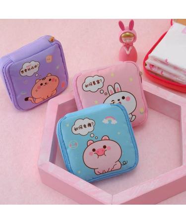 4PC Women s Bandage Storage Bag Set | Menstrual & Tampon Organizer Wallet | Stylish and Functional Holder for Napkins Towels & Accessories - Buy Online on GoSupps.com