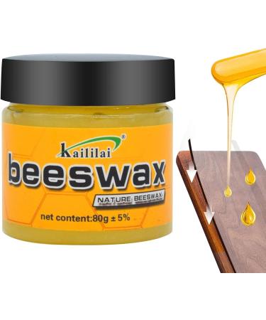 Beeswax Furniture Polish - Natural Furniture Care Polishing Beewax Wood Furniture Cleaner and Polish for Furniture Floor Tables and Cabinets 80g - Buy Online on GoSupps.com