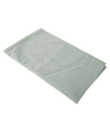 Verdant touch bed sheet cover massage-spa bed cover soft cotton beauty salon bed sheet with facial atem hole green for beauty salon massage spa 183.9 x 78.9 cm