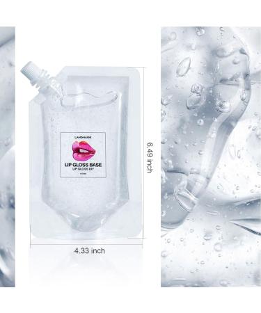 Lip Gloss Base Oil 2 Pack - Moisturizing Lipstick Primer for DIY Handmade Lip Balms - Buy Online on GoSupps.com