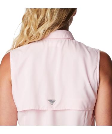 Columbia Women's Tamiami Sleeveless Shirt Satin Pink 2X - Lightweight and Stylish - Buy Online on GoSupps.com