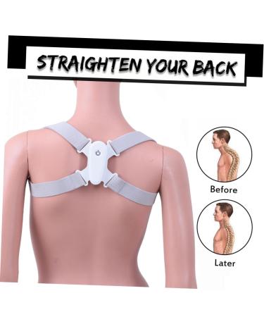 NOLITOY Posture Correction Belt for Men Adjustable Shoulder Brace & Trainer Strap for Better Posture Ideal for Students & Daily Use - Buy Online on GoSupps.com