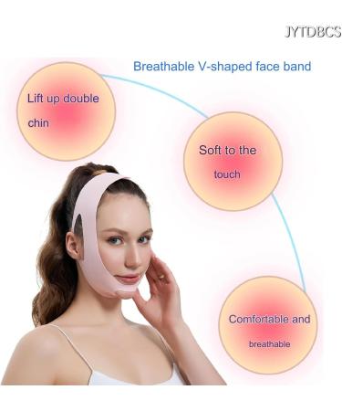JYTDBCS Face Slimming Lift Mask for Small Face Correction and Face Line Support Double Chin Relief to Nasolabial Line (Pink) - Buy Online on GoSupps.com