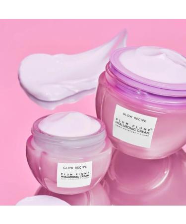 Glow Recipe Blueberry Bounce Gentle Face Cleanser - Moisturizing Makeup Remover & Foaming Face Wash (30 ml) + Plum Plump Hyaluronic Acid Face Cream for Dry Skin (20 ml) - Buy Online on GoSupps.com