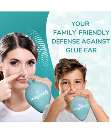 EARFLOW Autoinflation Device | Drug-Free Ear Relief for Kids & Adults | Eustachian Tube Unclogger & Glue Ear Treatment with 10 Medical Balloons - Buy Online on GoSupps.com