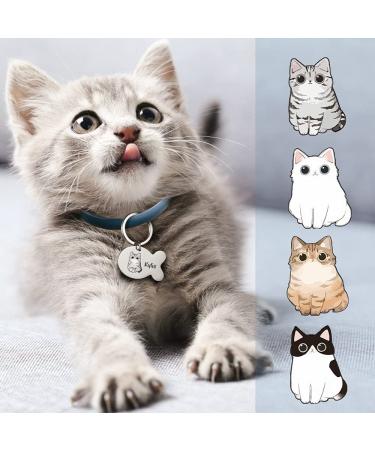 Cat brand with engraving stainless steel 10 cats selectable name and phone number personalized decoration on the cat collar fuck!I'm Lost Call My Mom Cat-3