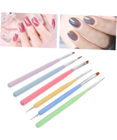 Healeved 1 Set Nail Pen Diy Nail Painting Tool Nails Supplies Gel Nail Beauty Pens Brushes Nail Painting Brushes Cosmetology Supplies Nail Art Brush Lotus Wood Manicure 16X0.8X0.8CM Assorted Color 1 - Buy Online on GoSupps.com