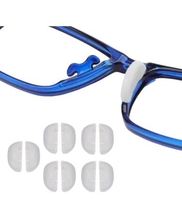 Folpus 10pcs Silicone Children Eyeglass Nose Pads - Comfortable Soft Thickened Replacement for Eyewear & Sunglasses - White - Buy Online on GoSupps.com