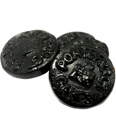 Pontefract Cakes in Reusable Retro Victorian Style 500 millilitre Plastic Jar 350 grams - Buy Online on GoSupps.com