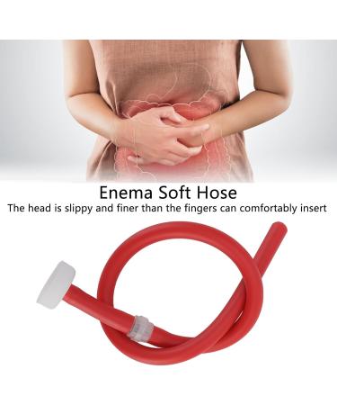 Buy PENO Enema Tube - Red Silicone for Intestinal Cleansing & Reflux Relief | International Shipping Available - Buy Online on GoSupps.com