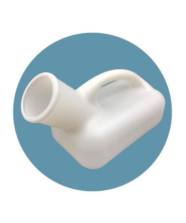 Male Urinal Bottle Urinals for Men Spill Proof Car Mobile Toilet Portable Urinal for Travel Camping White