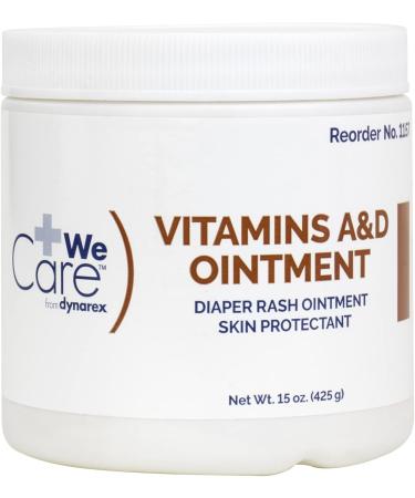 Dynarex Vitamins A & D Ointment Jar 15 ounces - Buy Online on GoSupps.com