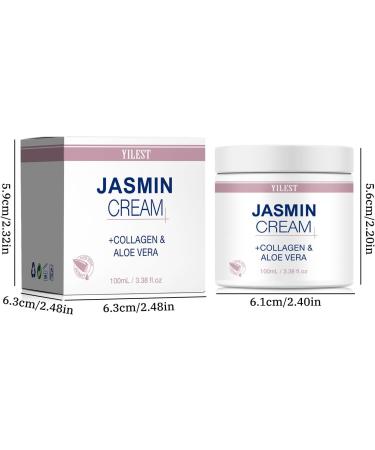 Jasmine Eye Repair Cream Under Eye Cream for Wrinkles and Puffiness Lightens Puffiness and Fine Lines Minimizes Dark Circles Helps Improve Dryness Hydrates and - Buy Online on GoSupps.com