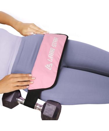 Lara Star Hip Thrust Belt Booty Belt for Hip Thrust Hip Belt Pad for glute bridge butt workout with dumbbells Kettlebells for lunges reverse squat light pink - Buy Online on GoSupps.com