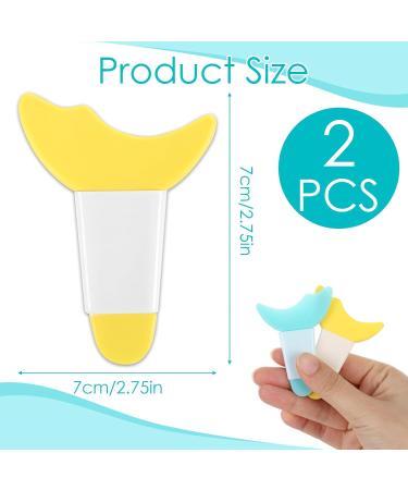2 Pieces Eyeliner Stencils Mascara Eyelash Shield Applicator Guard Tool Silicone Eyeliner Aid Wing Tips Reusable Eyeshadow Applicators Plate Shadow Guide Template for Women's Eye Makeup (2 Colors) - Buy Online on GoSupps.com