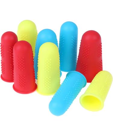 Buy TARVIT Finger Cots Set - 3pcs Non-Slip Heat & Cut Resistant Finger Protectors for Cooking - Blue Color - Buy Online on GoSupps.com