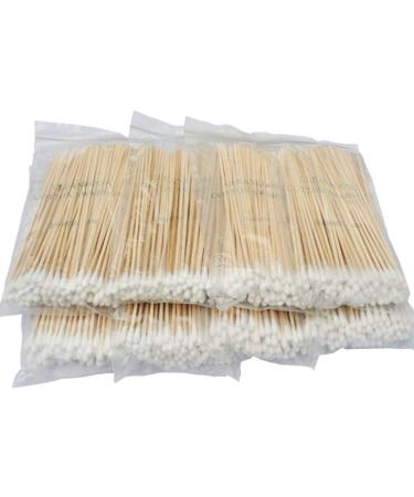 Long Wooden Handle Cotton Swabs - 400 Pack | Eco-Friendly Makeup Removal & Cleaning Tools - Buy Online on GoSupps.com