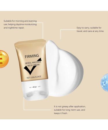 Firming Neck Cream Tighten and Lift Neck Cream with Double Roller Massage Neck Tightening Cream Anti-Aging Neck Cream for Lifting and Tightening Moisturizing and Nourishing (1) - Buy Online on GoSupps.com