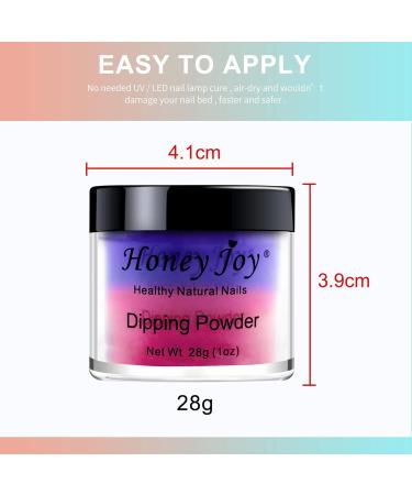 28g/Box Rose and Purple Color Change Dip Powder for Long-lasting Dipping Nails - No UV Light Needed | No.17 - Buy Online on GoSupps.com
