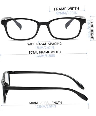 Oniuezky Blue Light Blocking Glasses for Women & Men - Anti-Fatigue TR90 Computer Glasses for Reading & Screen Use - Buy Online on GoSupps.com