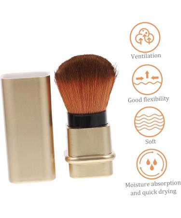FOMIYES professional makeup fashion blush brush cosmetics brush powder brush paint highlight 2.7*2.7cm Golden - Buy Online on GoSupps.com