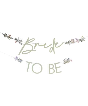 Ginger Ray Bride to Be Letter Banner - 1.5m Bunting & Hanging Garland for Hen Party | International Shipping Available - Buy Online on GoSupps.com