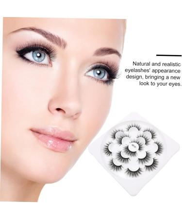 minkissy 1 Box 6d False Eyelashes 3d Eyelashes Beauty Accessories Cosmetics Eye Lashes Makeup Accessories Fake Eyelashes Wispy Lashes Dense Makeup Eyelashes Lashes Bulk Chemical Fiber - Buy Online on GoSupps.com