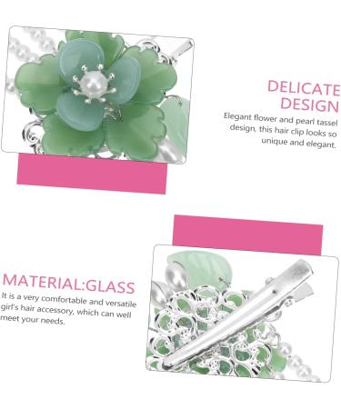 Beavorty 3 Pairs Antique pair clip chinese hair clips women hair vintage tassel hairpin kimono hair barrettes hair accessories hair jewelry Japanese-style clip Glass Miss - Buy Online on GoSupps.com