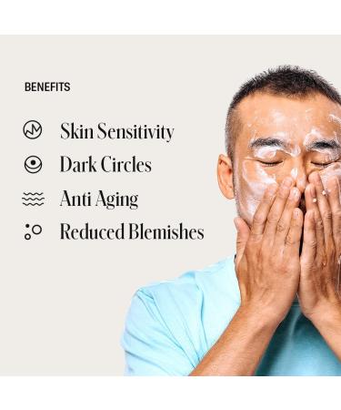 Geologie Men's Travel Skincare Set - Anti-Aging, Acne-Fighting, Hydrating - 30 Day Routine with Face Wash, Creams & Eye Cream - Buy Online on GoSupps.com