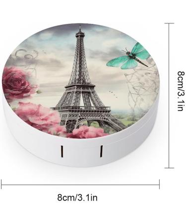 Buy Portable Dragonfly Contact Lens Case - Stylish French Tower Travel Storage Box for Contact Lenses - Buy Online on GoSupps.com