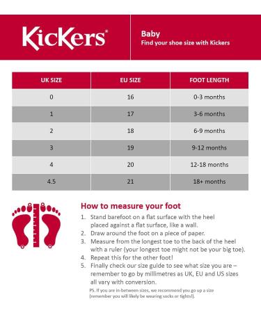 Kickers Kids Kick Hi Leather Ankle Boot - Pink | Unisex | Size 0 UK Child - Buy Online on GoSupps.com