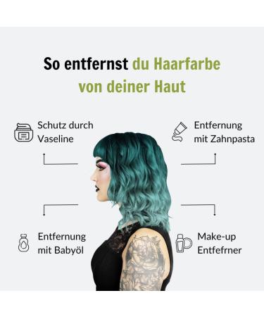 Hermans Amazing Direct Hair Color - Semi-Permanent Turquoise Conditioner - 115ml Tammy Blue Green Hair Dye - Buy Online on GoSupps.com
