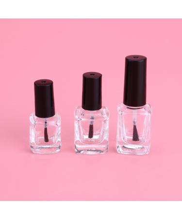 Frcolor 6pcs Empty Nail Polish Bottles Set - 5ml 10ml 15ml - Ideal for DIY Nail Art | International Shipping - Buy Online on GoSupps.com