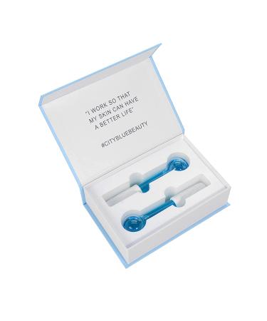 CIBLUTY ICE GLOBES SMALL BALLS for Eyes  2 PCS Blue Facial Globes for Massage Tool  Facial Roller Cold Skin Massagers  Tighten Skin  Reduce Puffiness and Dark Circles  Enhance Circulation Small blue - Buy Online on GoSupps.com