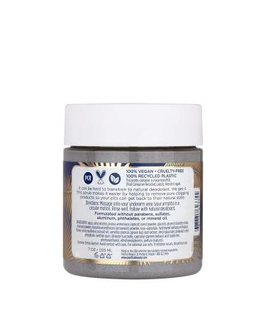 Pacifica Coconut & Charcoal Underarm Detox Scrub 7 oz | Natural Odor Control & Skin Care - Buy Online on GoSupps.com