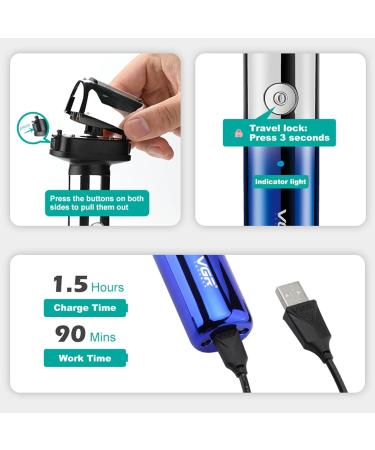 Layhou 3 in 1 Electric Hair Clipper Push for Alternative Shaver - Buy Online on GoSupps.com