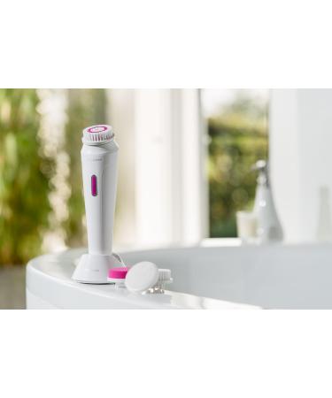 Medisana FB 885 Electric Facial Cleaning Brush - Deep Pore Cleansing 4 Attachments Timer & Auto Switch-Off - Ideal for All Skin Types - Buy Online on GoSupps.com