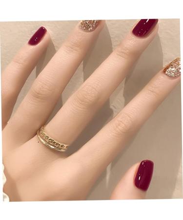 Solid Nail Glue Gel Art Rhinestone Strong Glue Gel Nail Glue Nail Glue Gel Nail Gel Glue for False Nail Tip Mold Diy Nail Art Design 1 Pc - Buy Online on GoSupps.com