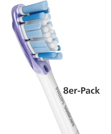 Philips Sonicare G3 Premium Gum Care Brush Heads - 8-Pack HX9058/17 | Standard Sonic Toothbrush Heads in White for Optimal Oral Care - Buy Online on GoSupps.com