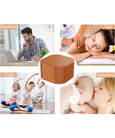 Magicteam White Noise Machine | 20 Non-Looping Natural Sounds | Memory Function | 32 Volume Levels | AC/USB Powered | Sleep Timer | Therapy for Baby, Kids, Adults - Wood - Buy Online on GoSupps.com