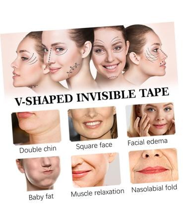 Buy Hakidzel 80pcs V-Type Lift Facial Plaster - Instant Face Lift Adhesive Tape for Skin Tightening & Wrinkle Reduction | International Shipping Available - Buy Online on GoSupps.com