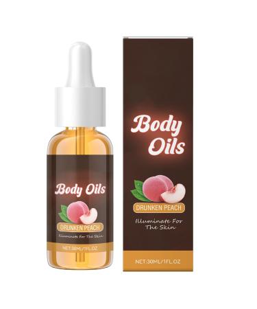 Huile de raffermissement du corps magique - Ensemble de 30 ml d'huile hydratante | Soin de la peau lisse non gras avec 5 parfums | Huile pour cicatrices rides et vergetures 1 unit (Lot de 1)