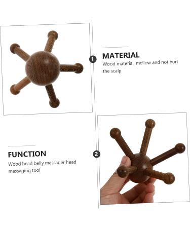 Ultechnovo 5 STK Hand Massager - Creative Wooden Head Claws Massage Device for Ultimate Relaxation | International Shipping Available - Buy Online on GoSupps.com