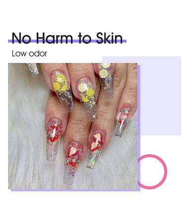 ROSALIND 60ml Clear Poly Nail Gel - Nail Art Acrylic Extension Tube for Women - UV Lamp Required - Buy Online on GoSupps.com