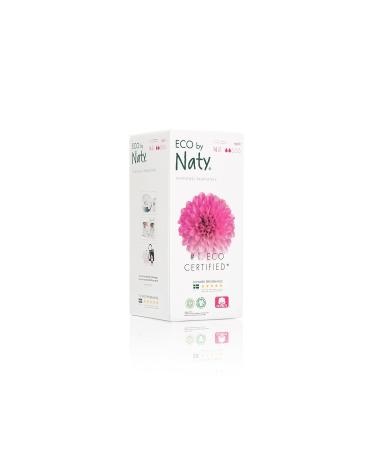 Eco by Naty Tampons with applicator - Normal 16 tampons. Plant-Based Vegan 100% Organic Cotton Regular (16 tampons with applicator)