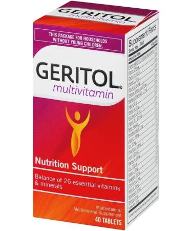 Geritol Complete Tablets - 100 Count Bottle - Energizing Multivitamin Supplement - Buy Online on GoSupps.com