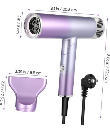 Baluue Foldable Hair Dryer Travel Hair Bonnet Dryer Folding Hair Dryer Travel Blow Dryer Brushless Motor - Buy Online on GoSupps.com