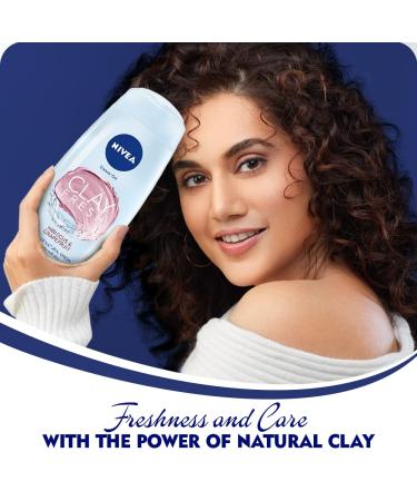 Nivea Clay Fresh Hibiscus & Grapefruit Shower Gel 250ml - Refreshing Cleanser - Buy Online on GoSupps.com
